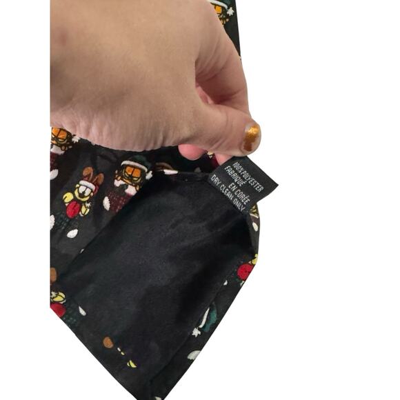 Paws Addiction Garfield Odie Christmas Stockings Cartoon Novelty Vintage Necktie - Picture 6 of 7